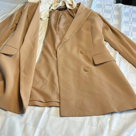 Dickie Blazer,Hoodie blazer Rachel Zoe,NWOT, women XS, removable zip hoodie - Picture 12 of 14